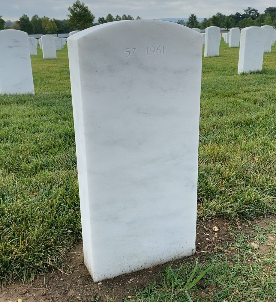 Back of headstone — Charles Allgood