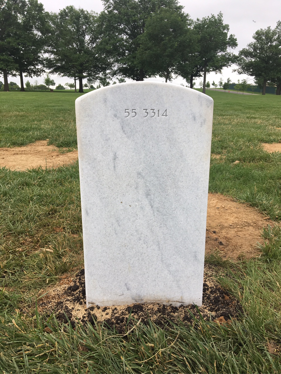 Back of headstone — James Morrison