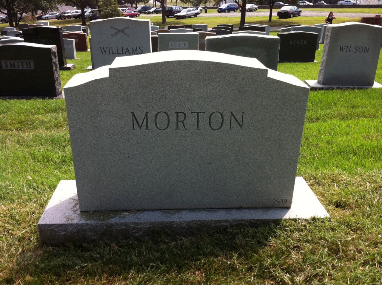 Margaret Morton headstone back