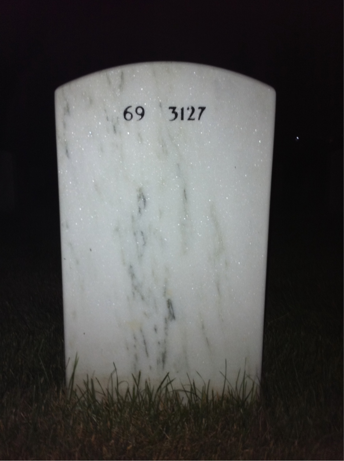 Back of headstone — Manuel Guevarra