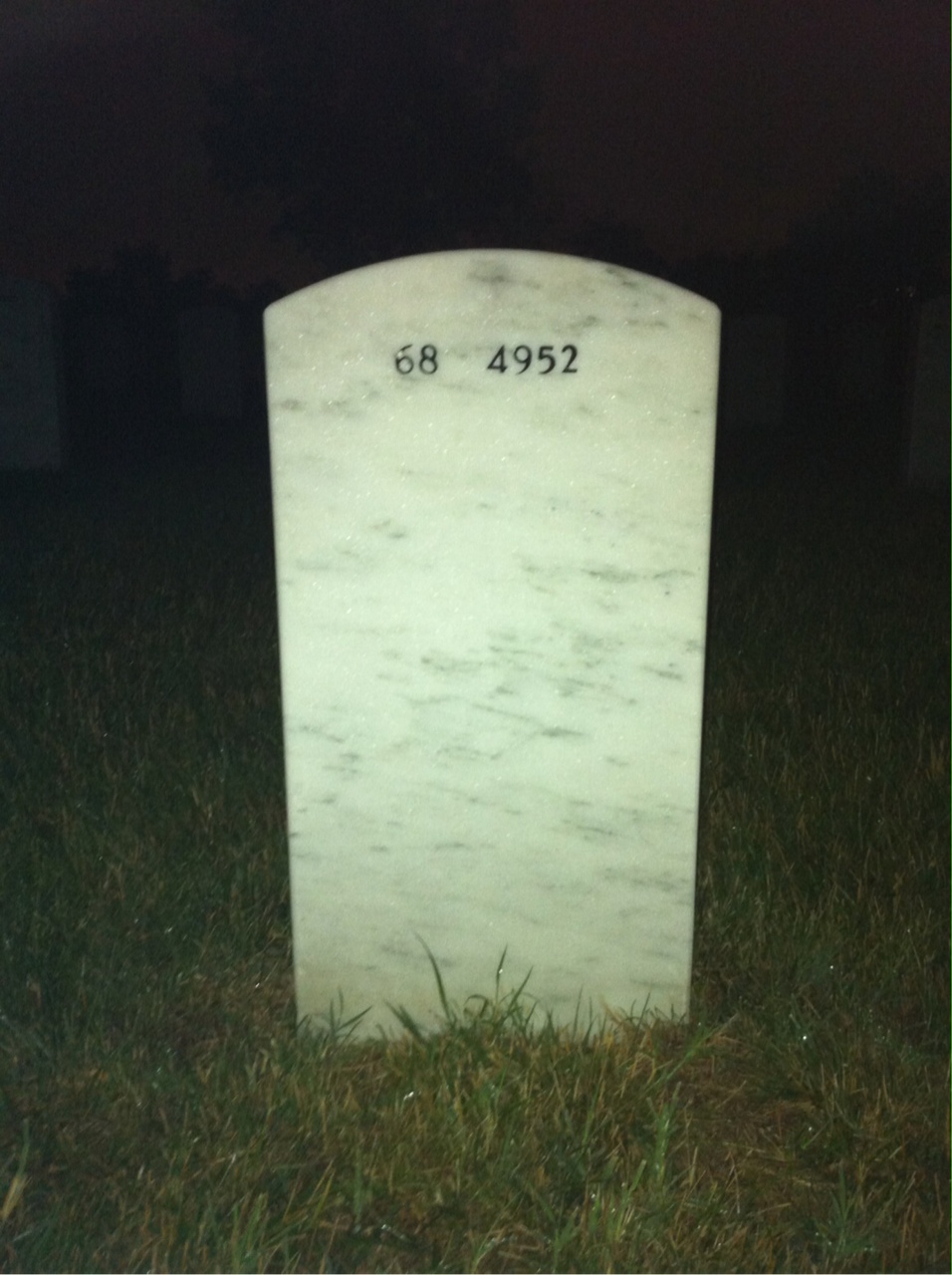 Back of headstone — Michael Lawlor