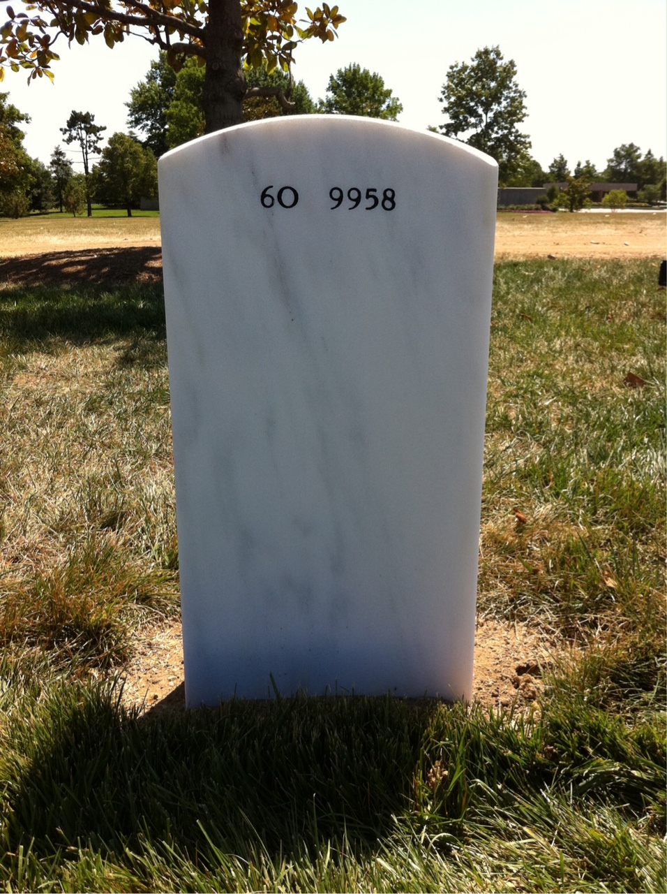 Back of headstone — Regina Mills