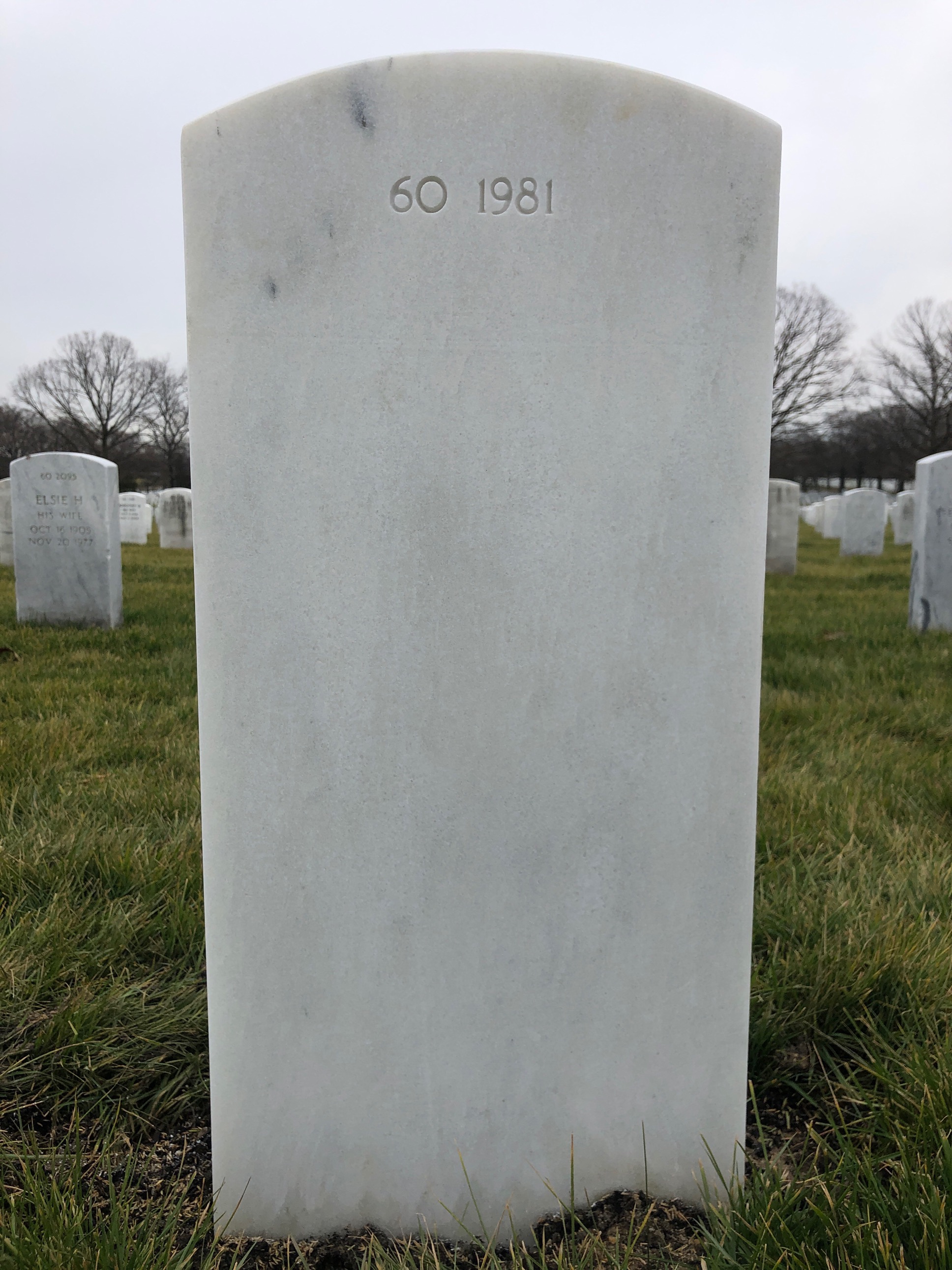 Back of headstone — Neal Balkan