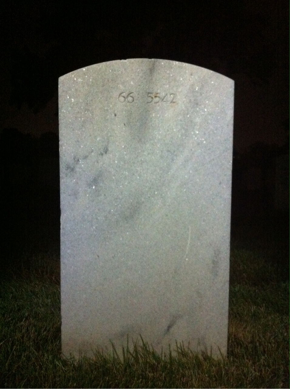 Back of headstone — Joseph Bednas