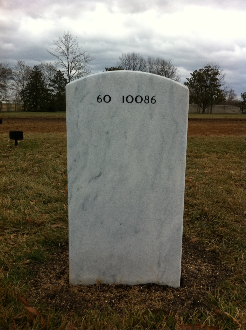 Back of headstone — Michael Joseph Knapp