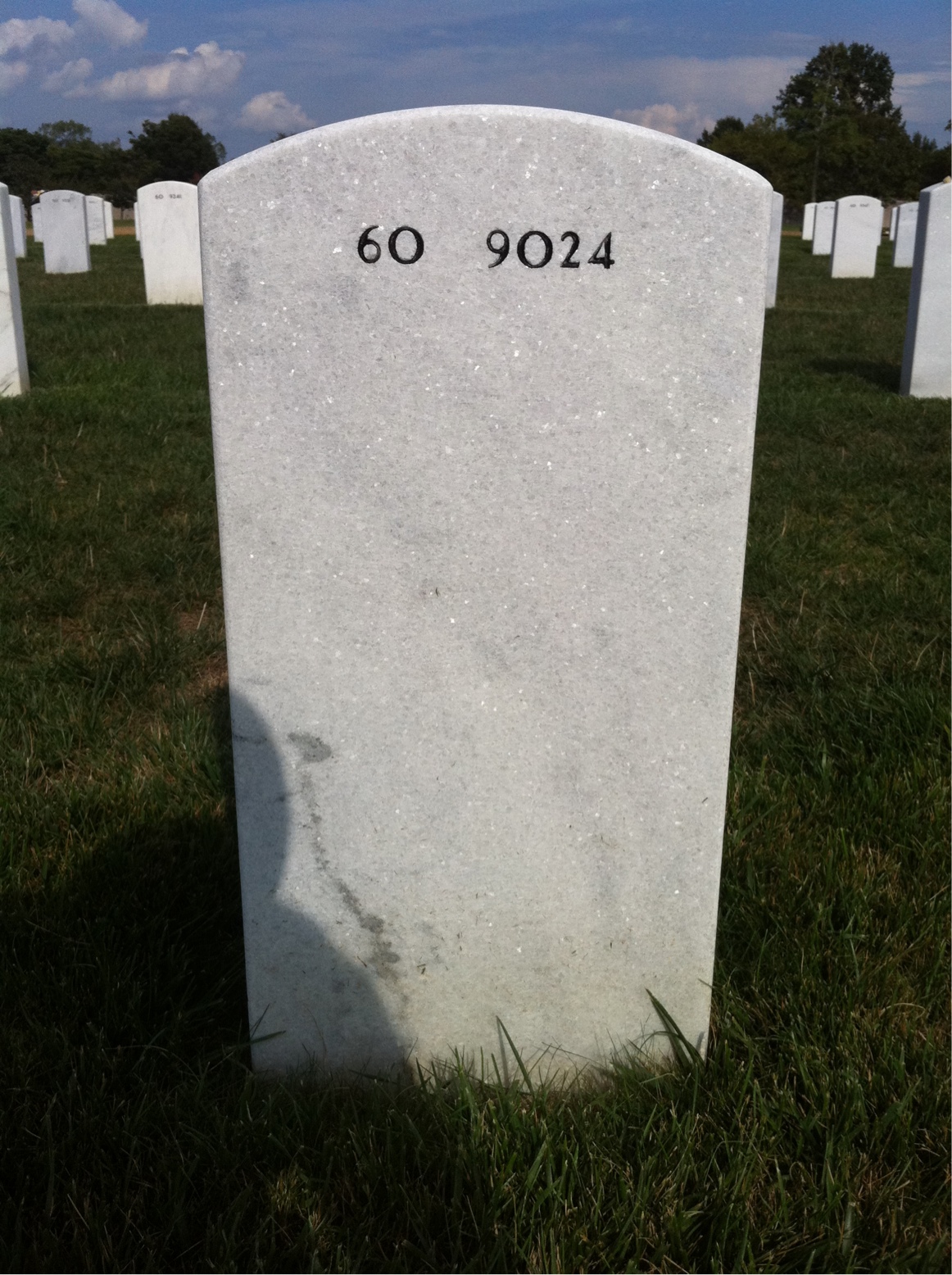 Back of headstone — Carolyn Lee
