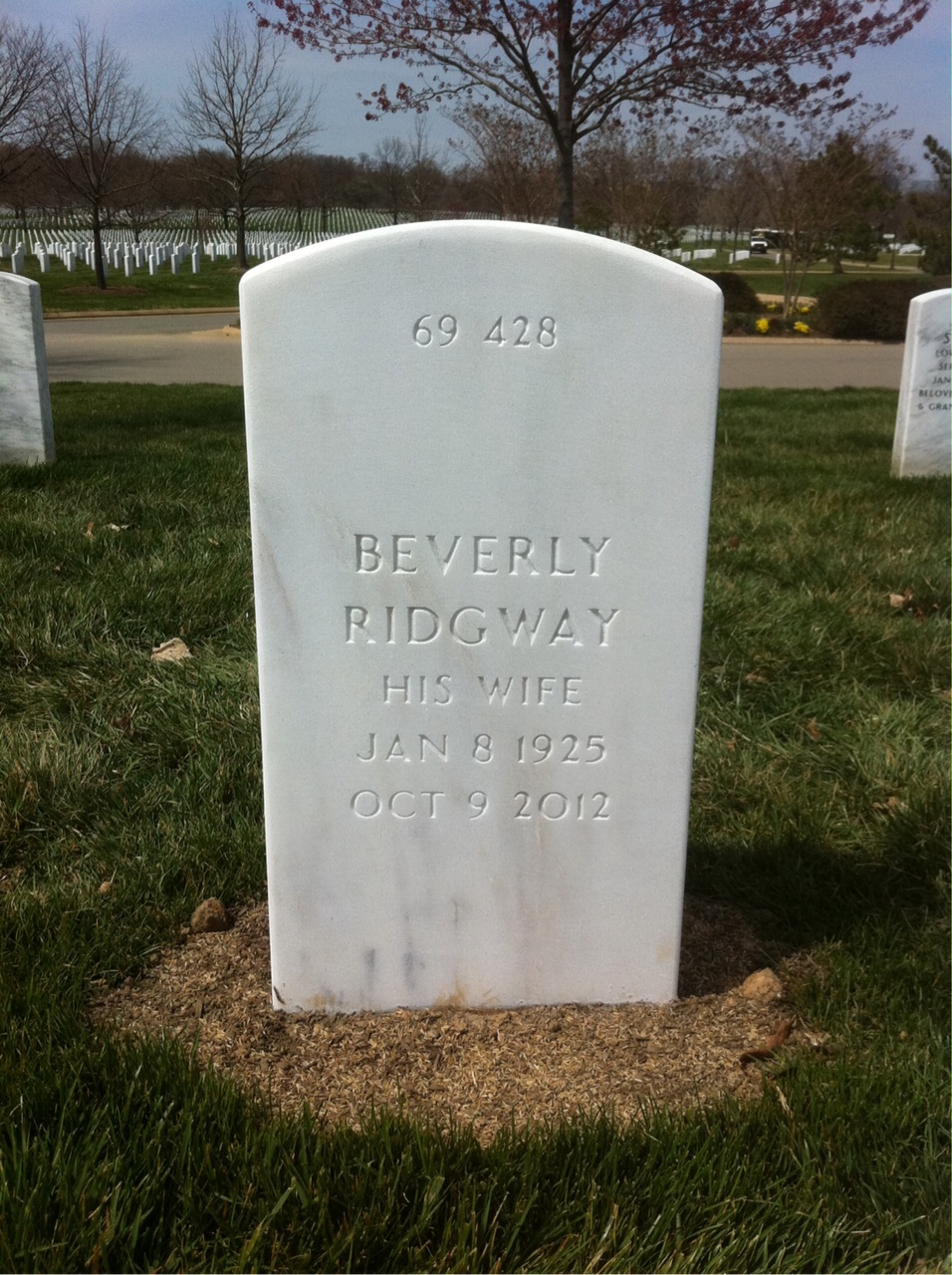 Back of headstone — Edward Kimes