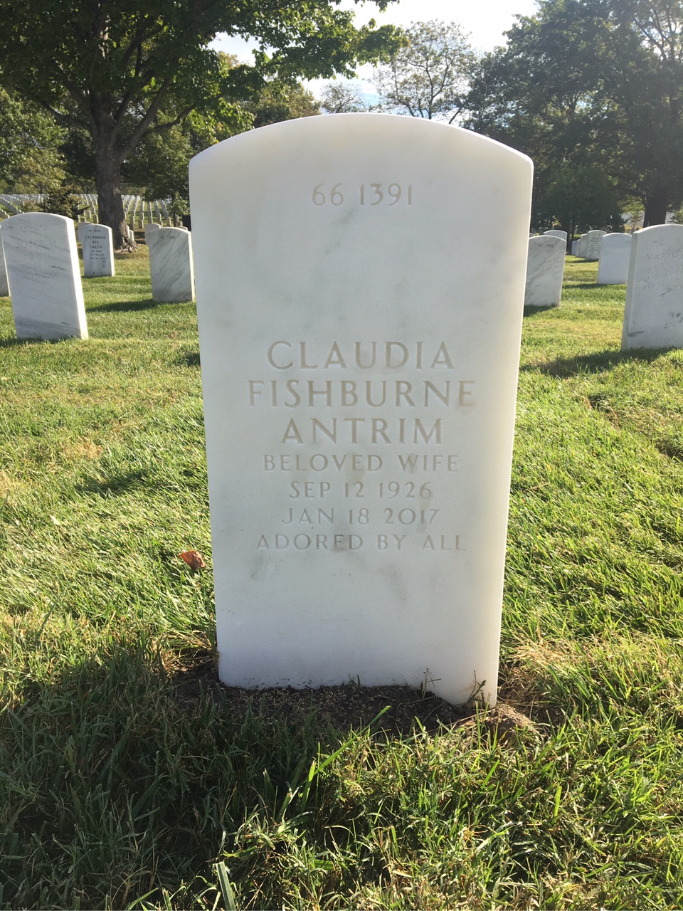Back of headstone — James Mckenna