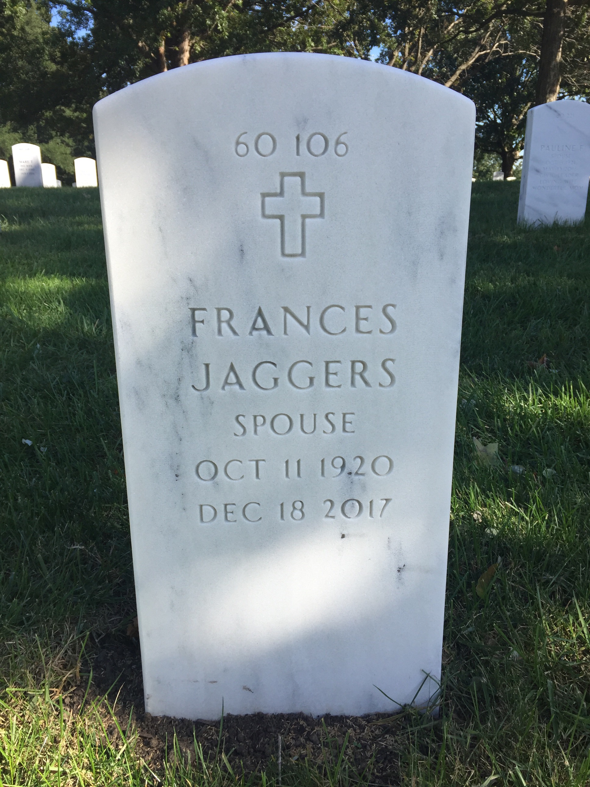 Back of headstone — Walter Geyer
