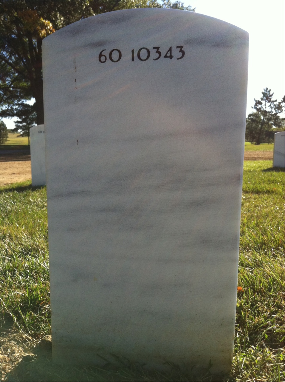 Back of headstone — Roger Halford