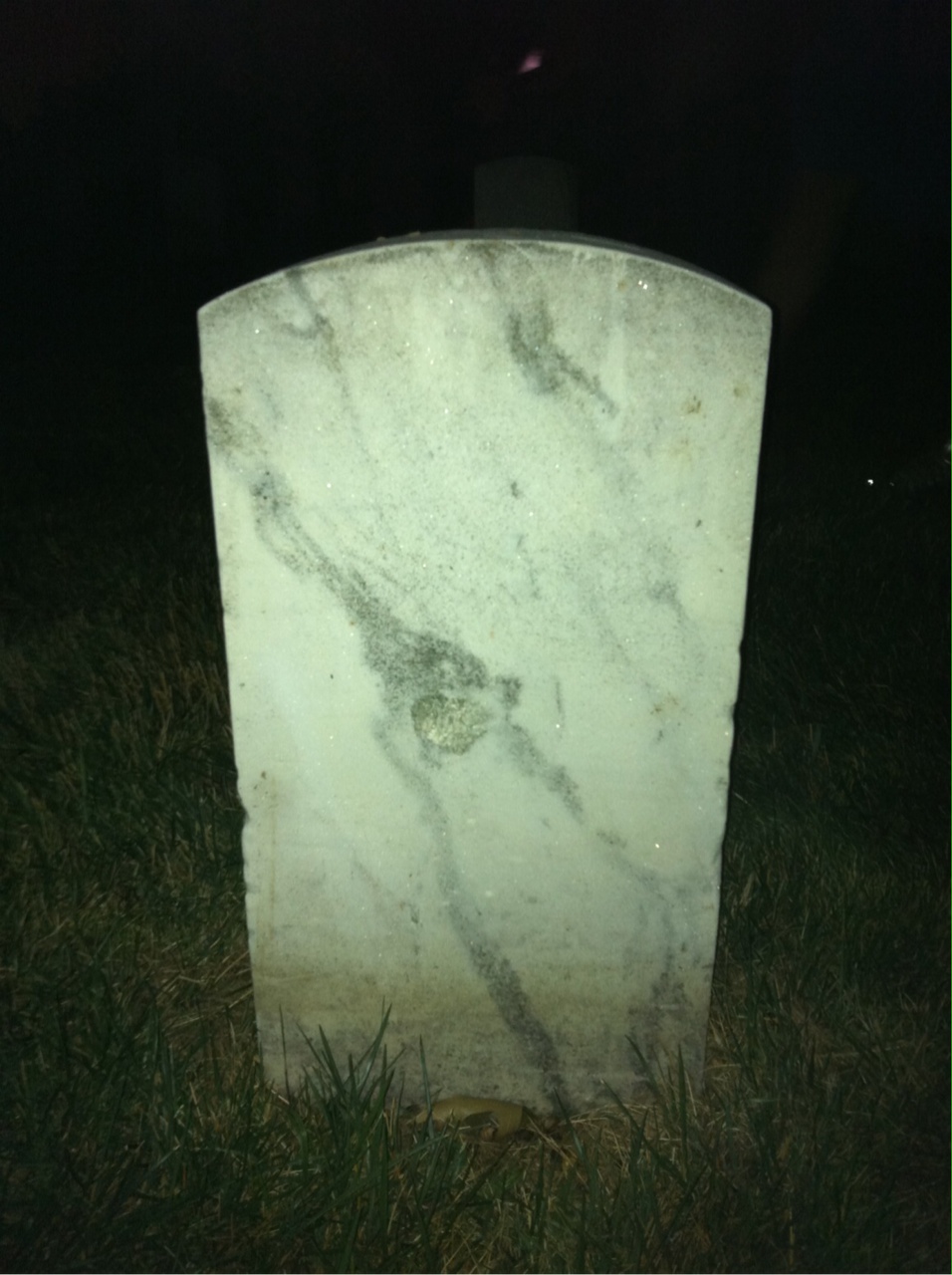 Back of headstone — William Mckeever