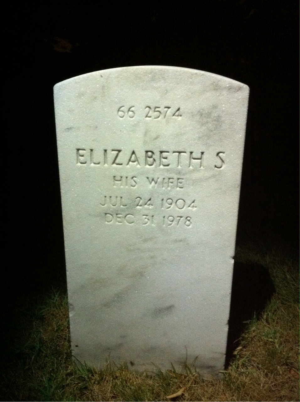 Back of headstone — William Amason