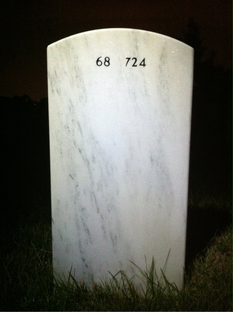 Back of headstone — Joseph Jones