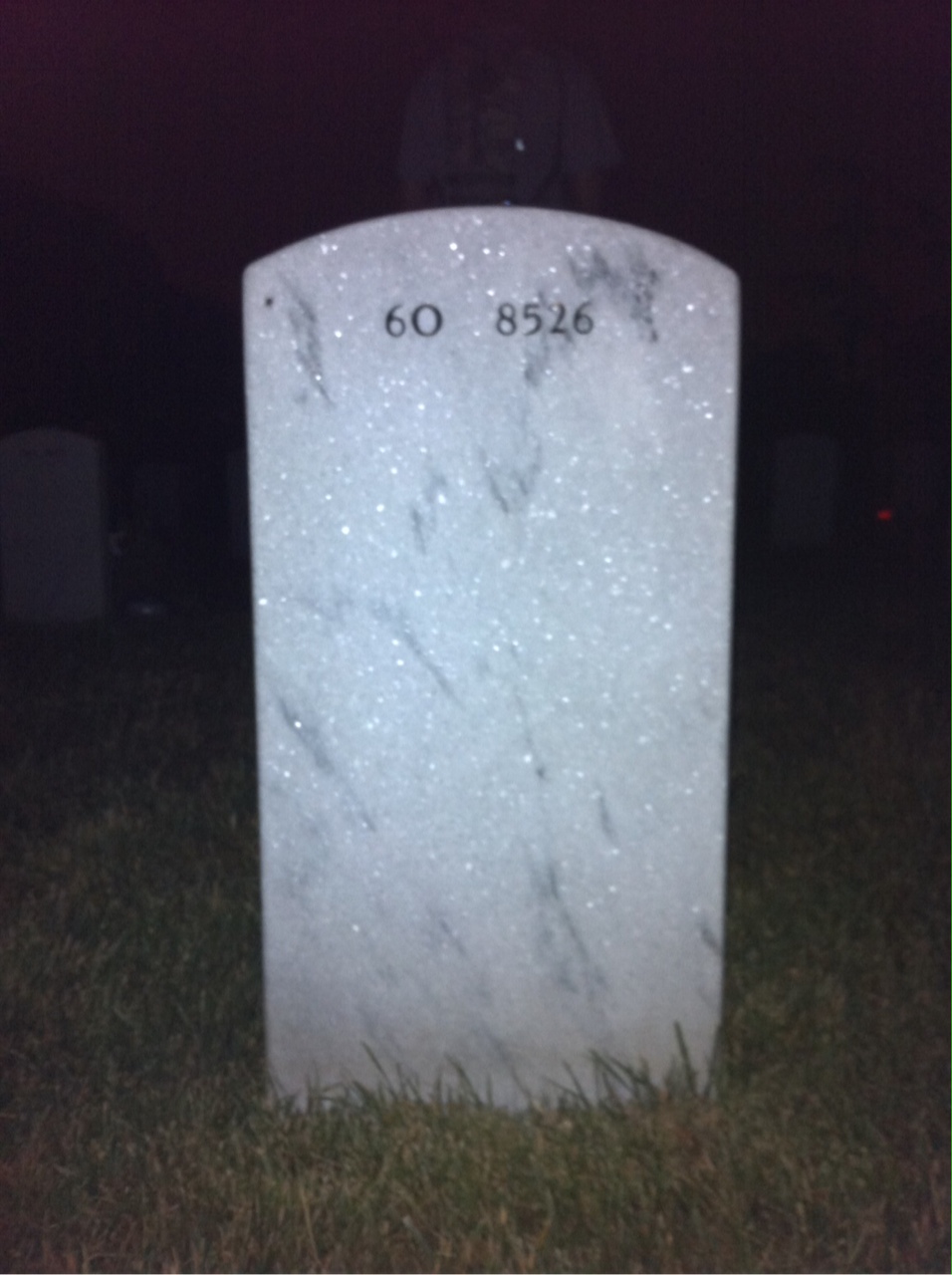 Back of headstone — John Priestner