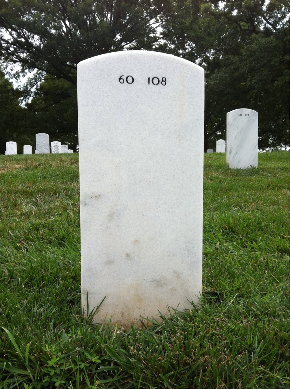 Back of headstone — William Gerah