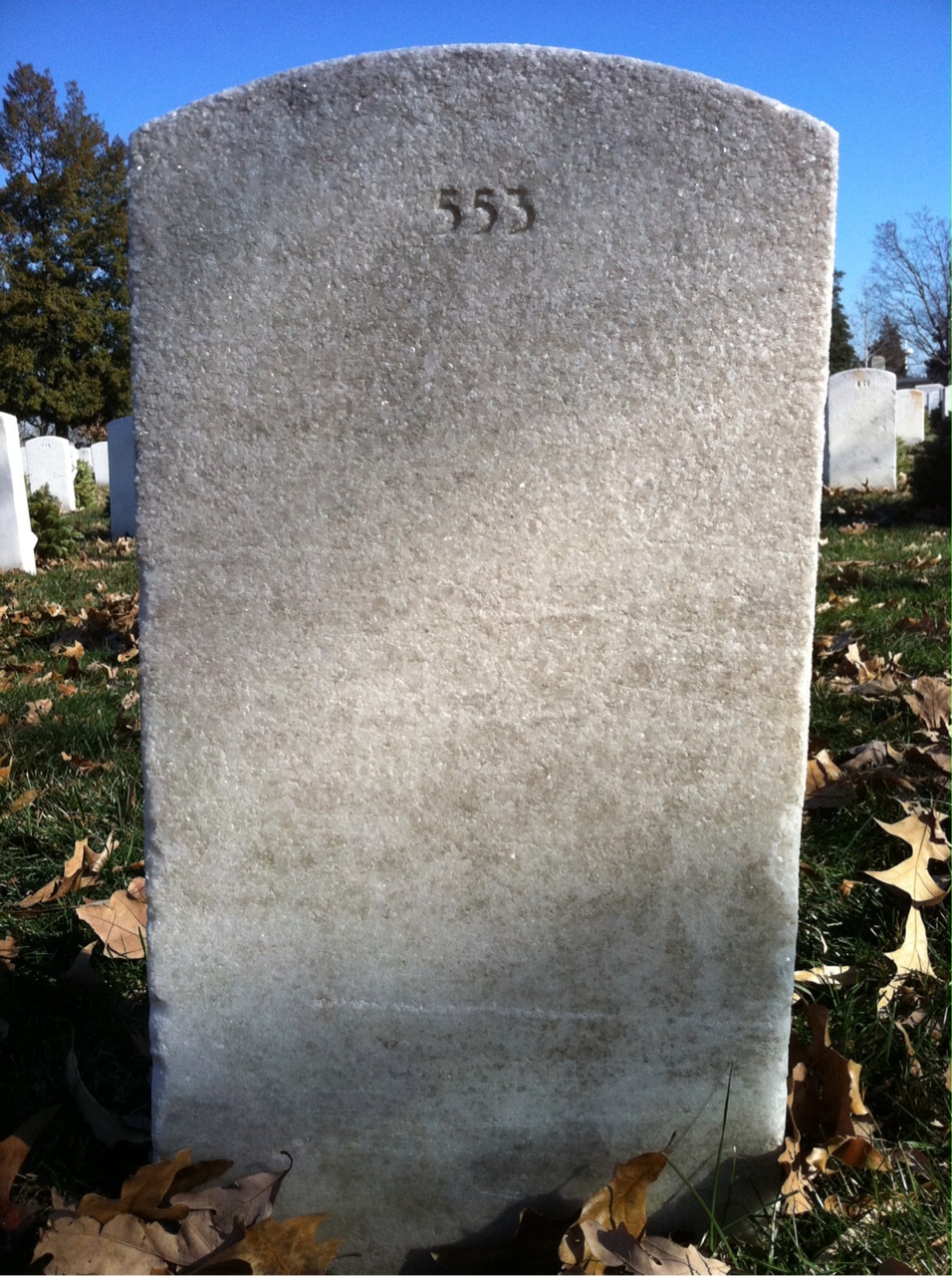 Back of headstone — Douglas Moorman