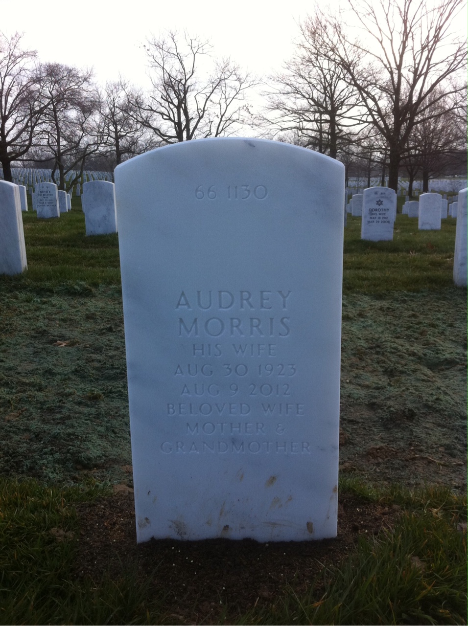 Back of headstone — Foster Smith