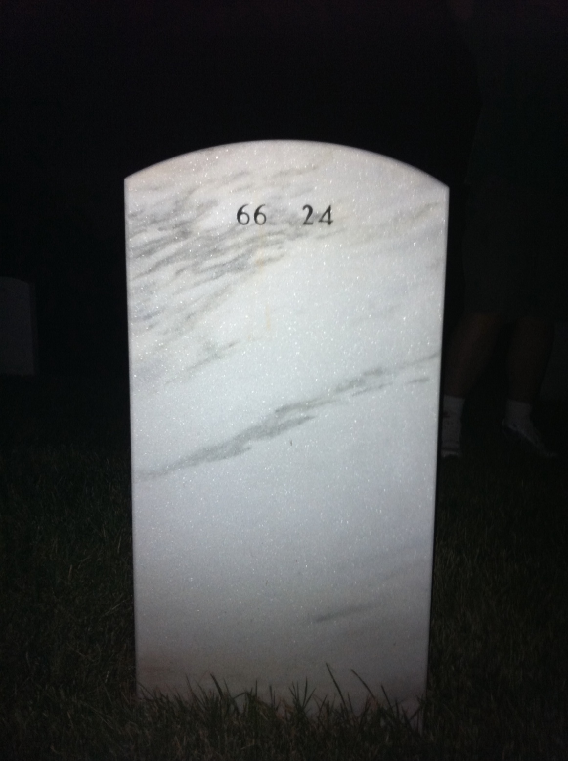 Back of headstone — Phillip Joe