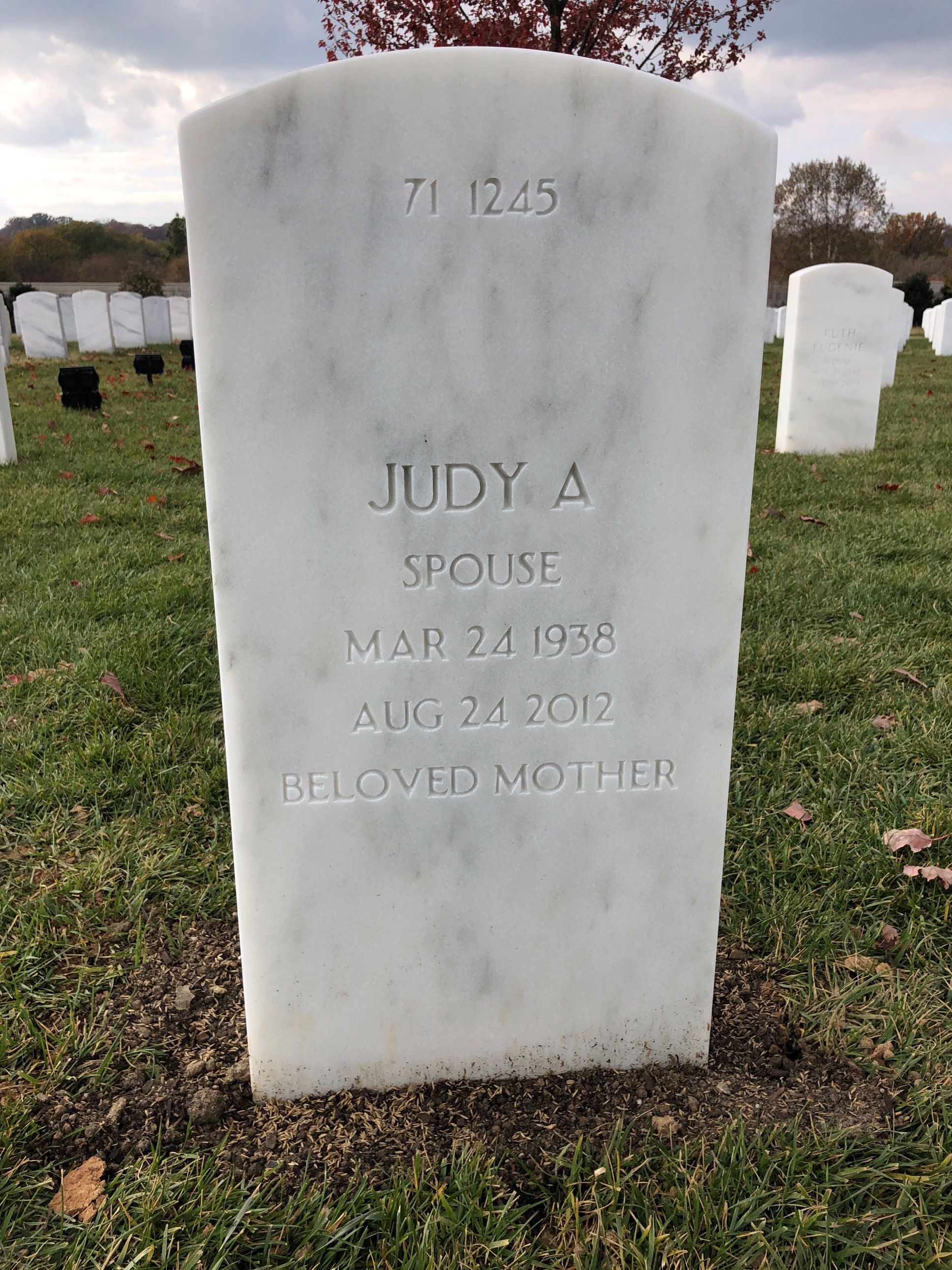 Back of headstone — John Croft