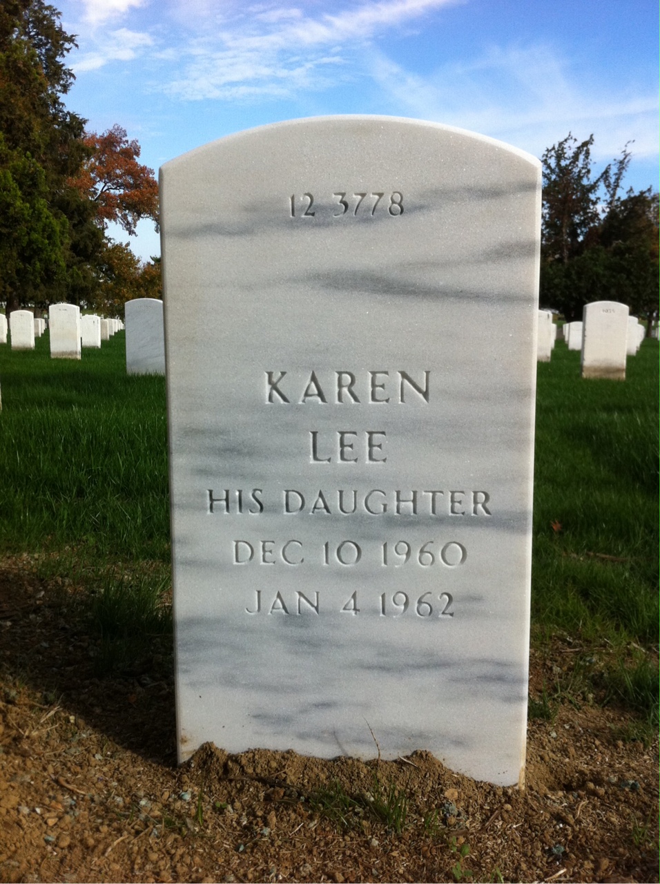 Back of headstone — Stanley Murphy