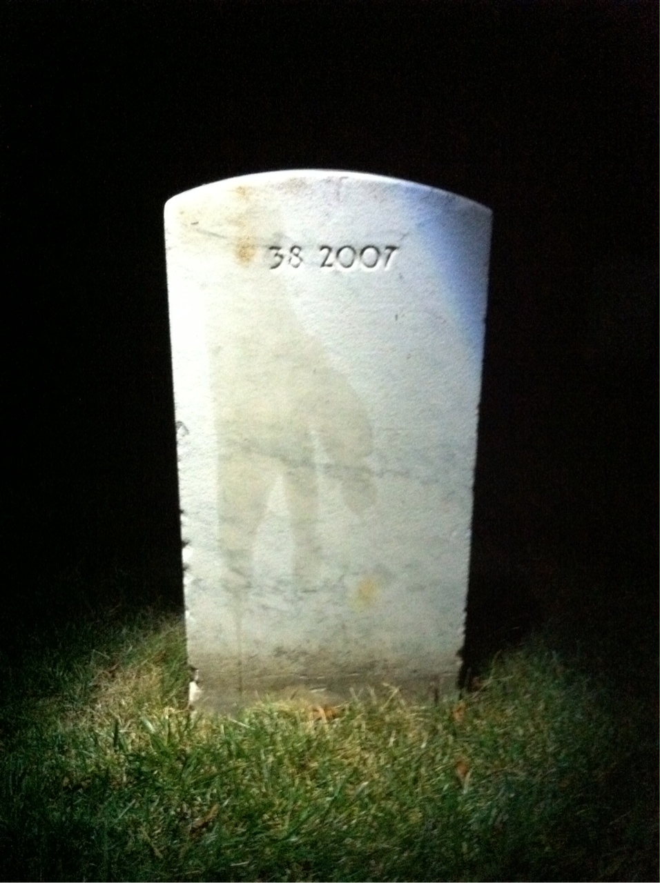 Back of headstone — Frank Goldsmith Berry