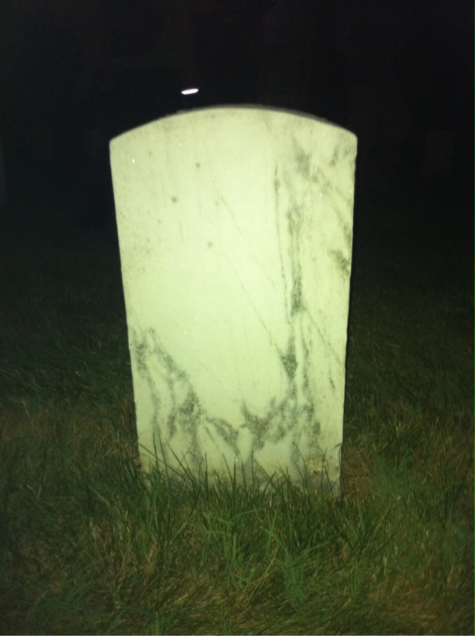 Back of headstone — James Munroe