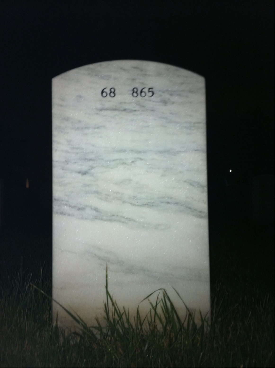 Back of headstone — Rosario Charron