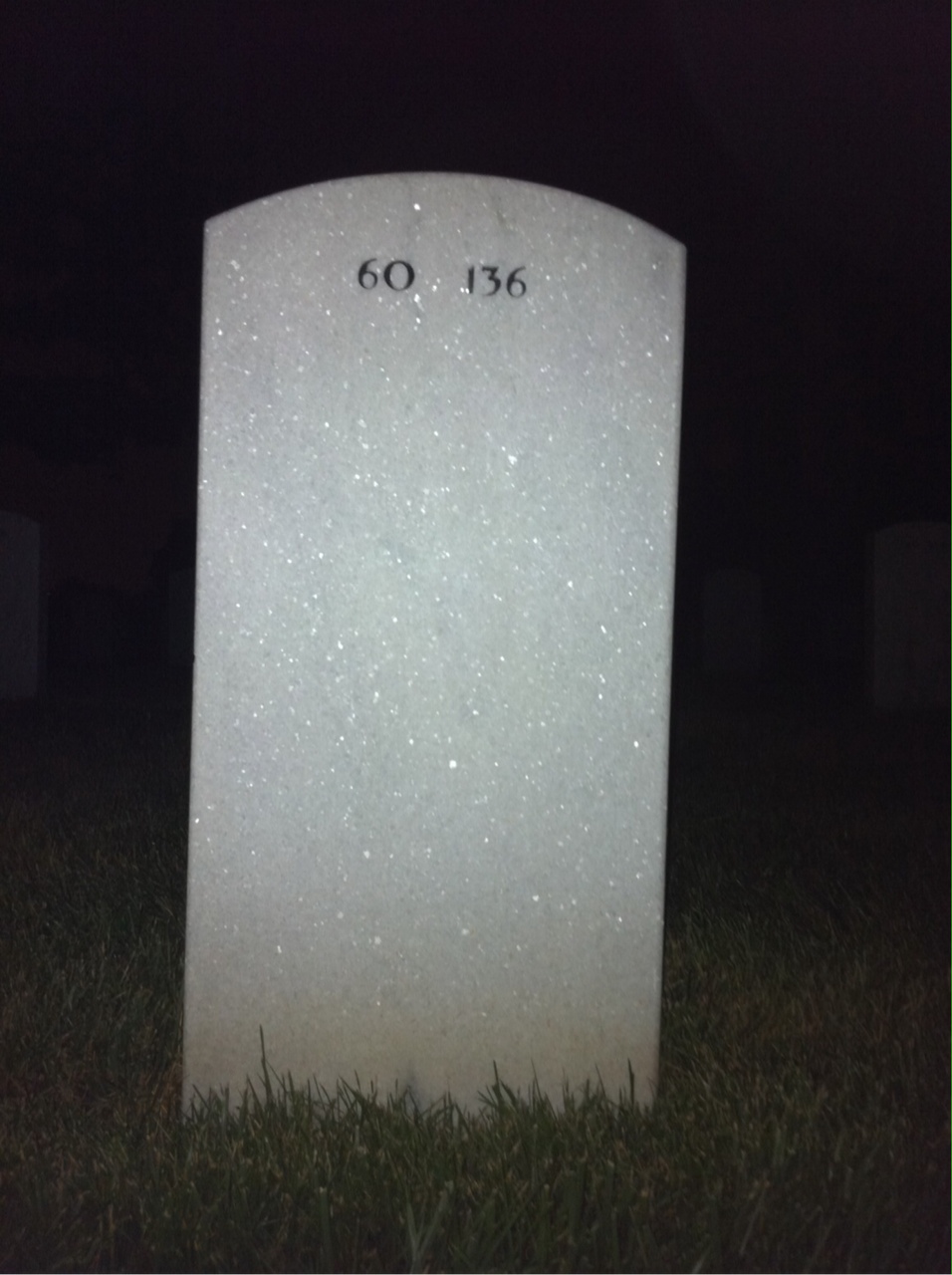 Back of headstone — William Mohn
