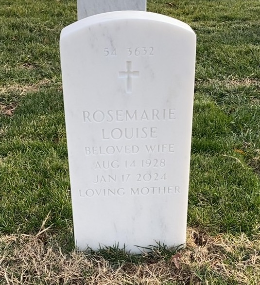Back of headstone — James Rehill