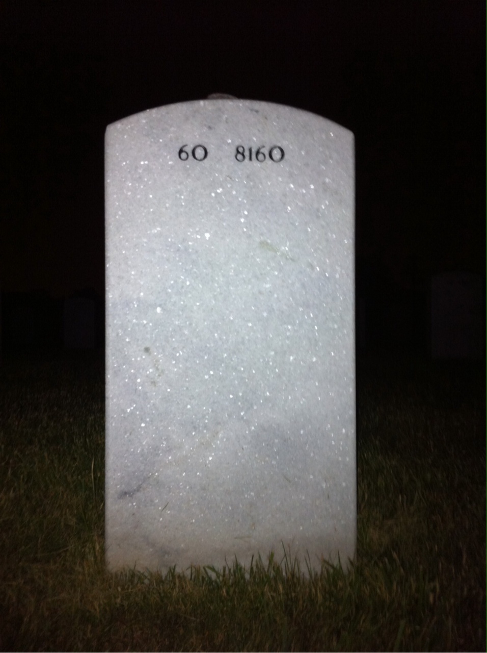 Back of headstone — Thomas Crowell