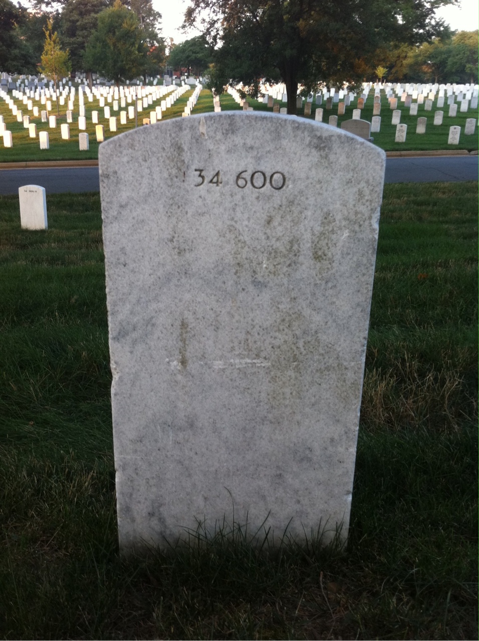 Back of headstone — Apolinary Bokus