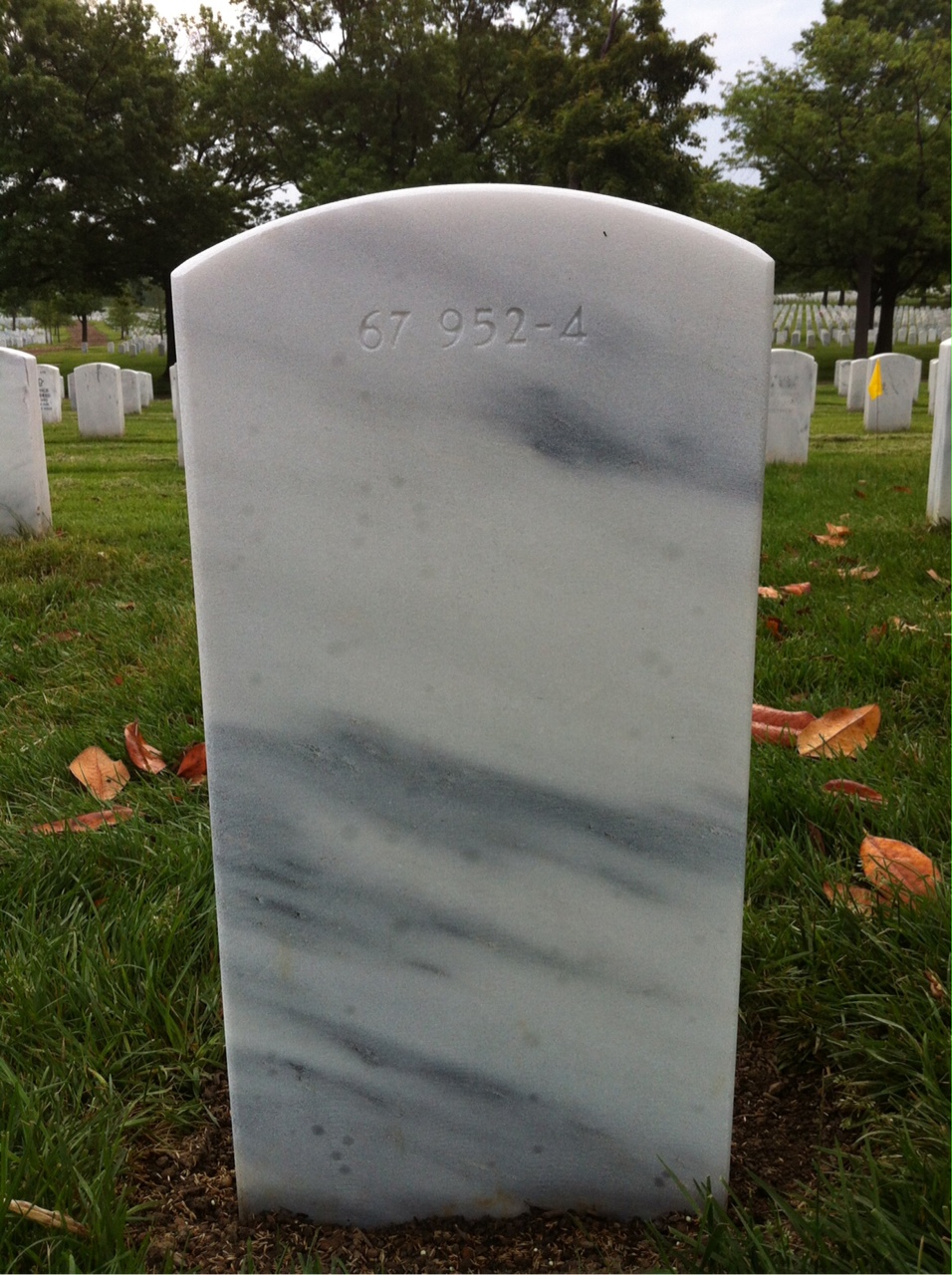 Back of headstone — Robert Hittel