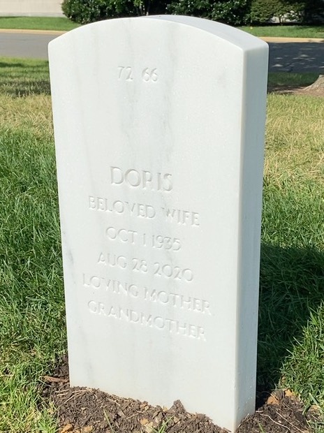 Back of headstone — Gordon Mobley