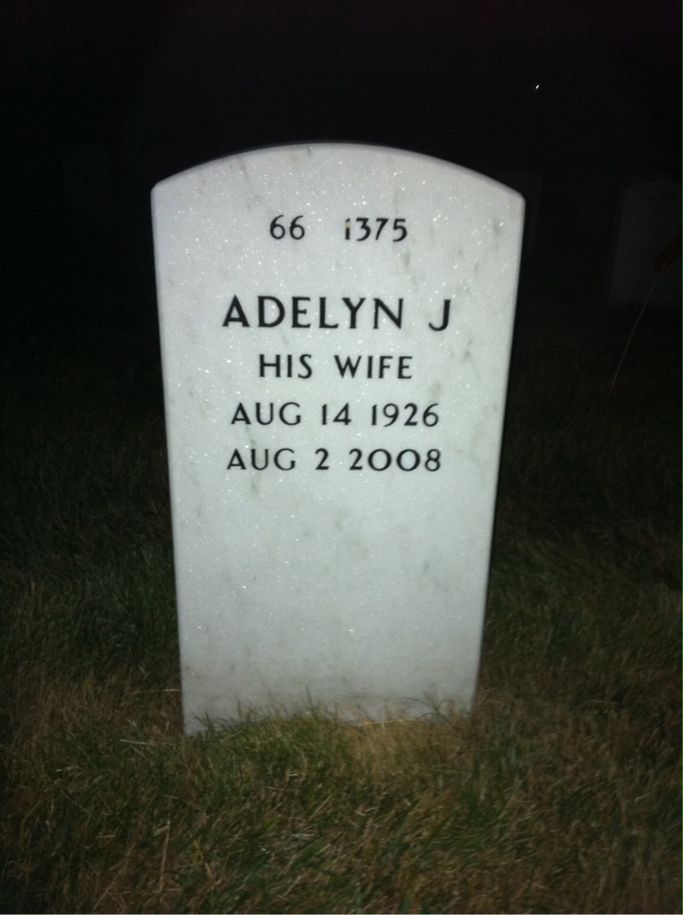 Back of headstone — Domenic Ruggieri