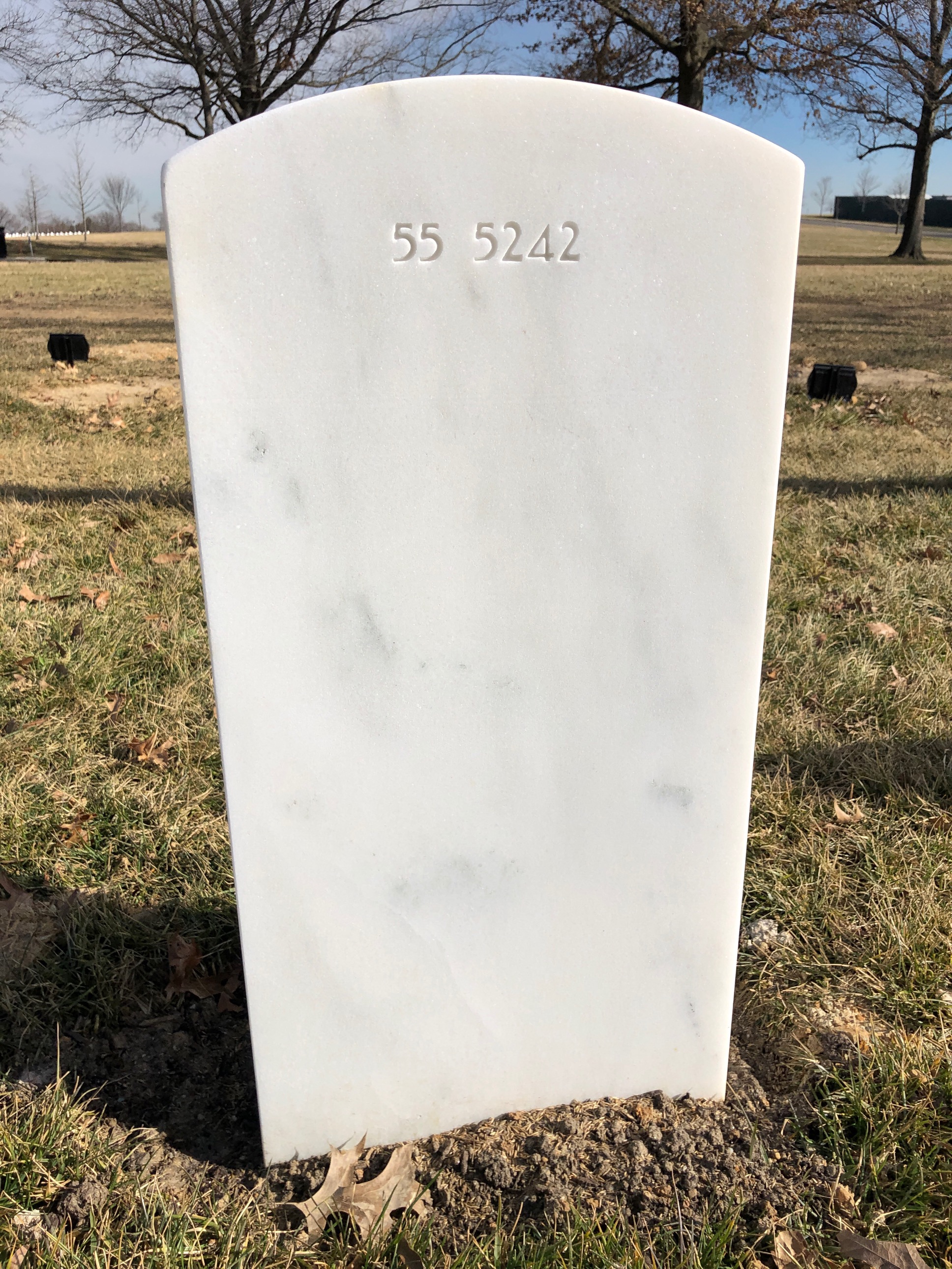 Back of headstone — Neil Allgood