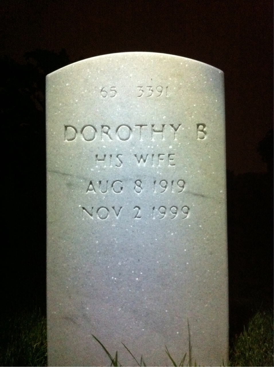Back of headstone — Francis Boyle