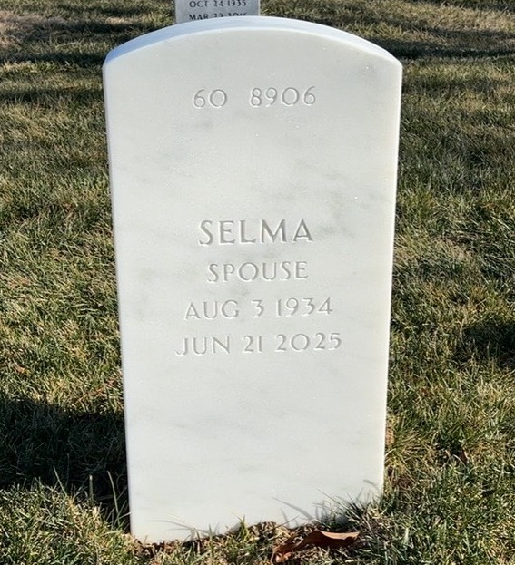 Back of headstone — Alfonzo Spencer