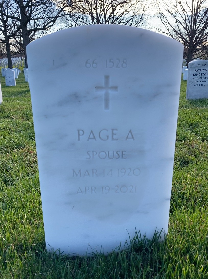 Back of headstone — Frederic Boye