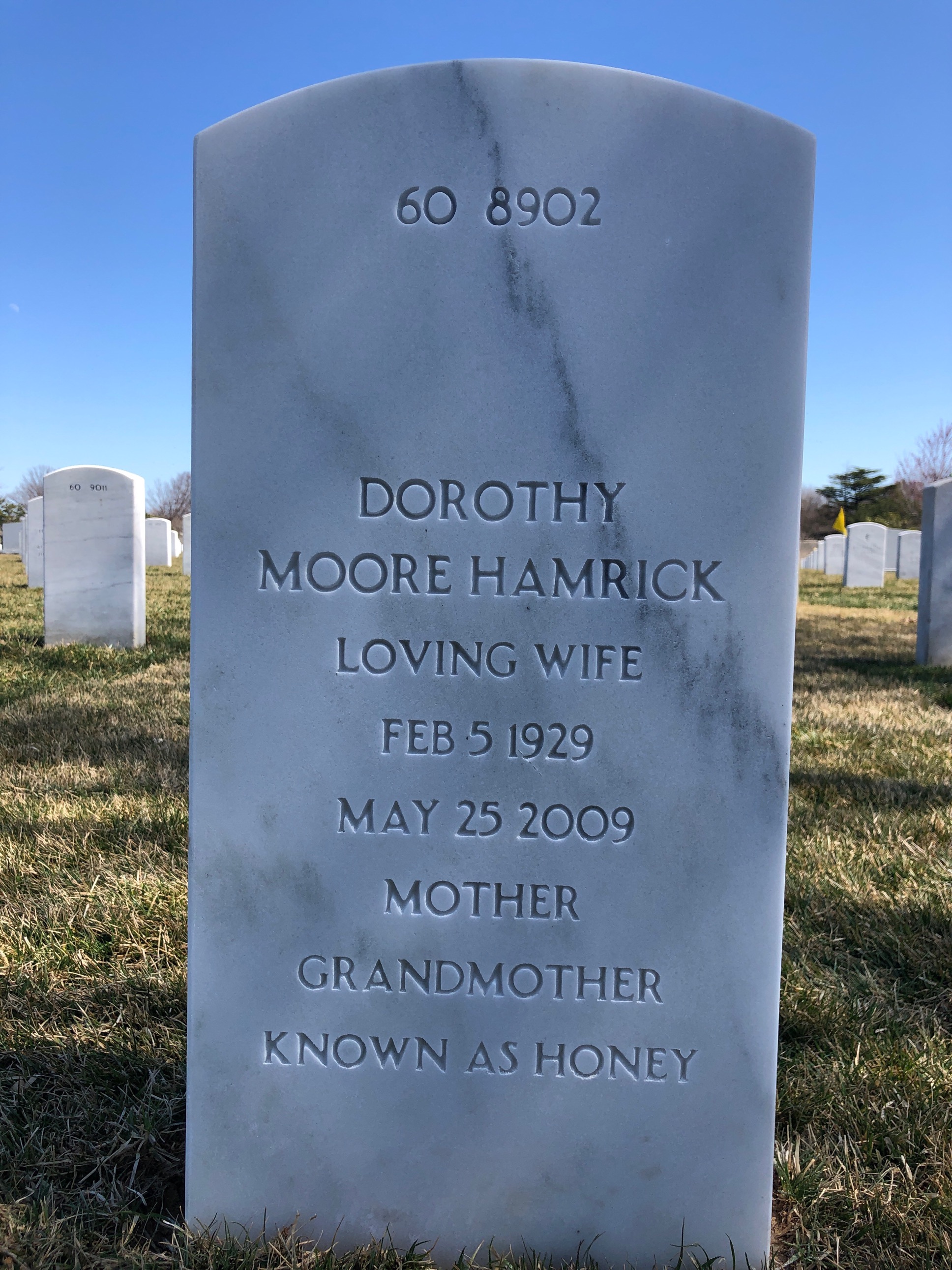 Back of headstone — William Rawley