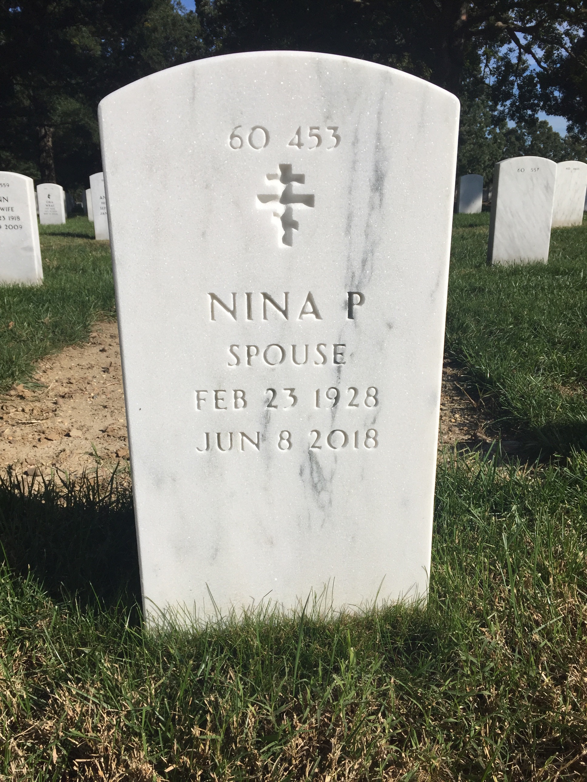Back of headstone — John Janny