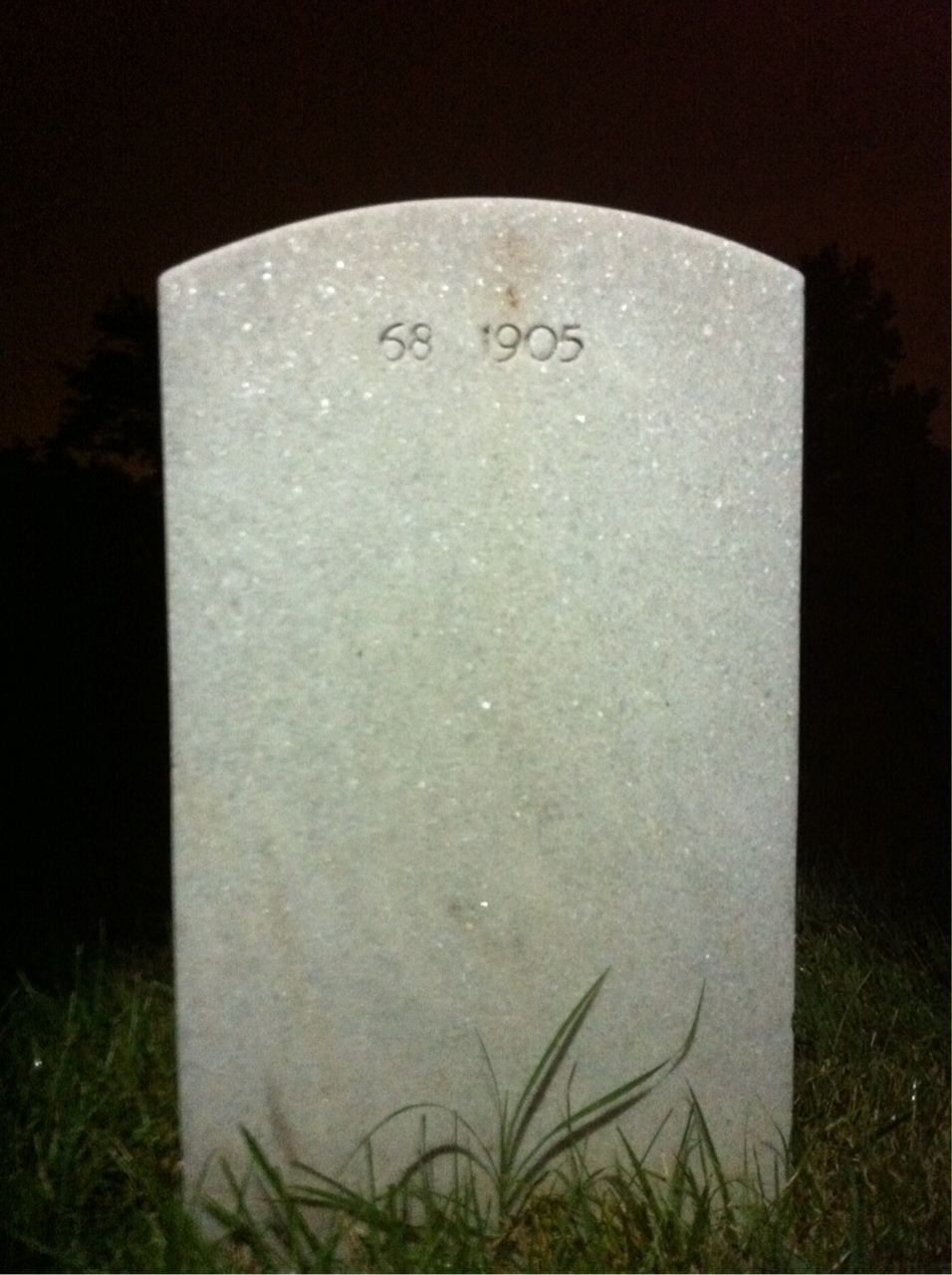 Back of headstone — William Mcleskey Phillips