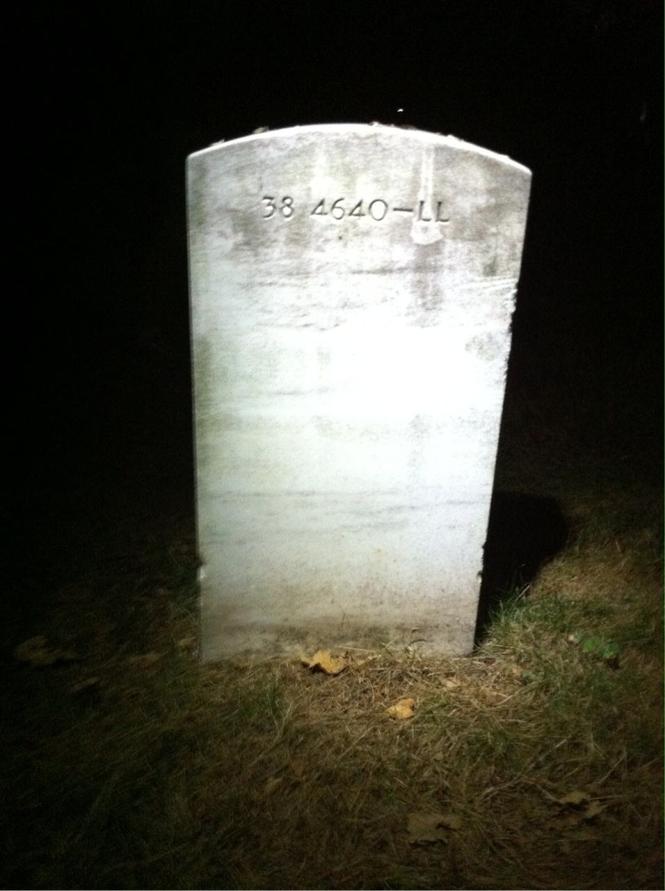 Back of headstone — Margaret Morris