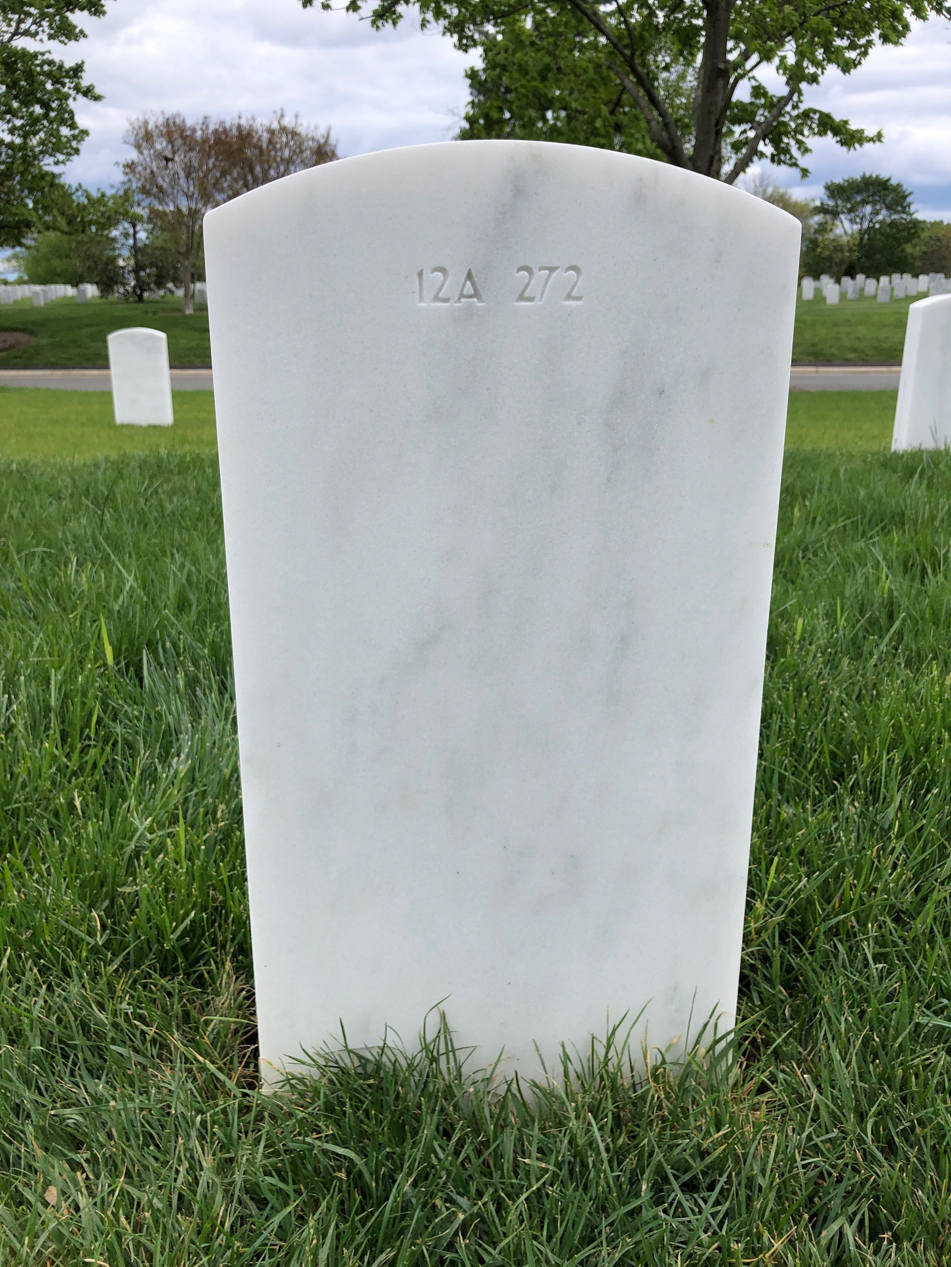 Back of headstone — Thomas Brazell Kempster