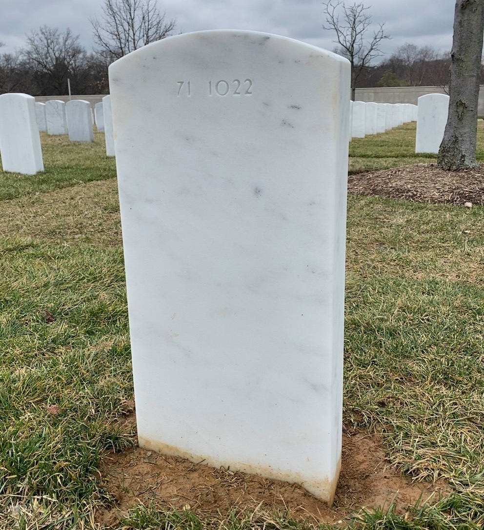 Back of headstone — Scott Eugene Dougherty