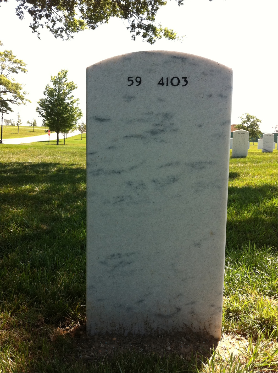 Back of headstone — Clinton Ronald Wermers