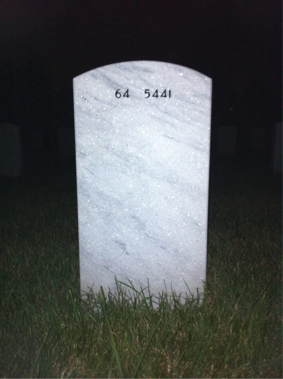 Back of headstone — Francis Strmecki