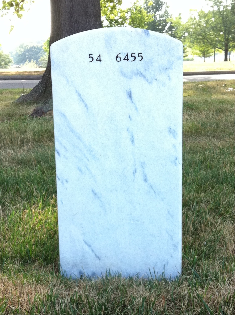 Back of headstone — Franklin Olsen