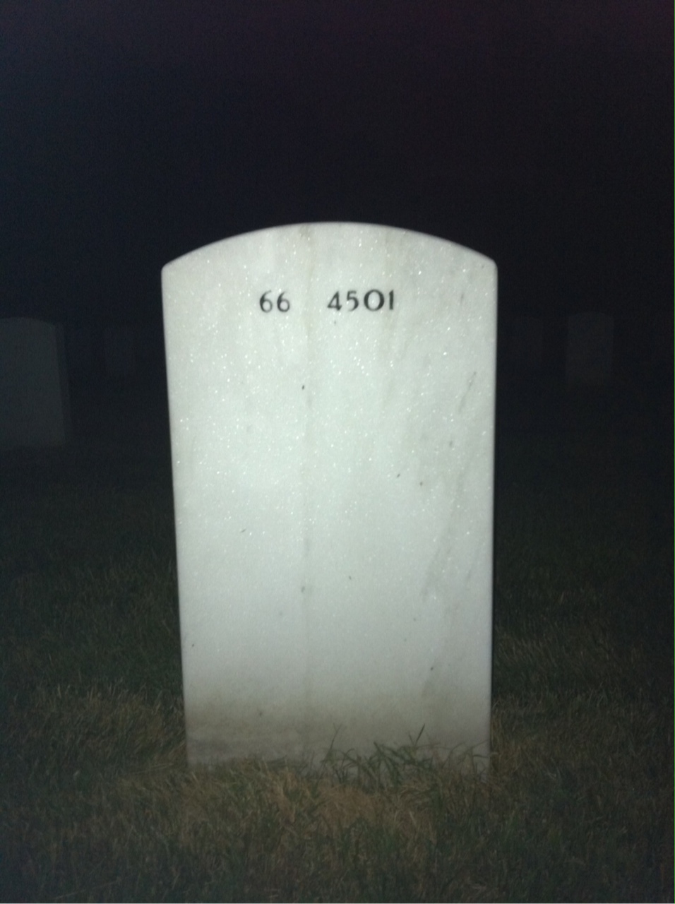 Back of headstone — Gerard Charron