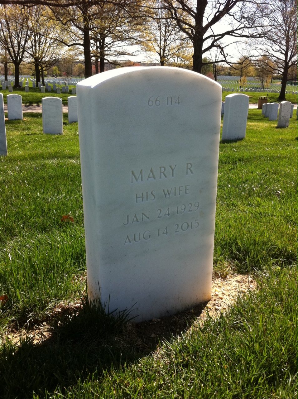 Back of headstone — Donald Fronsdahl
