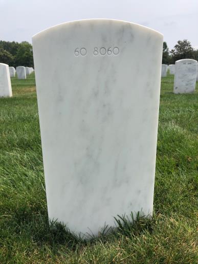 Back of headstone — Michael Hardegree